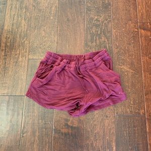 Burgundy comfy short